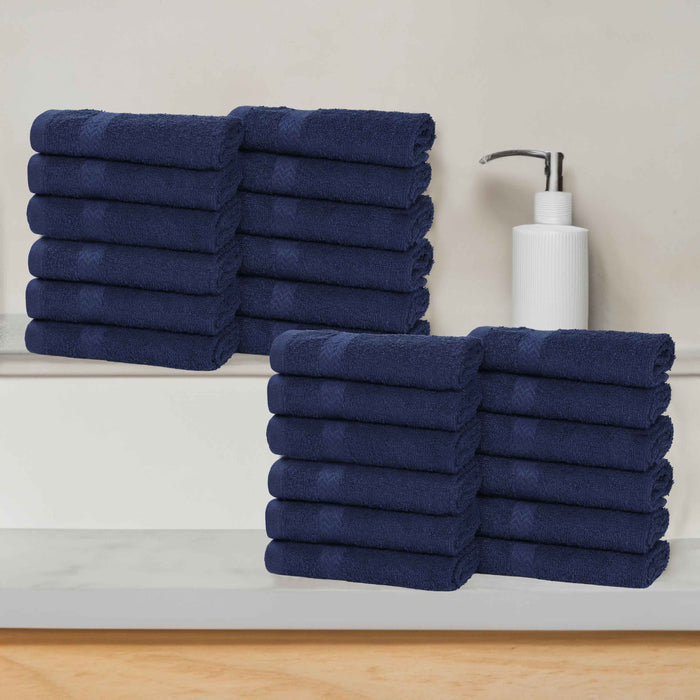 Franklin Cotton Eco Friendly 24 Piece Face Towel Set