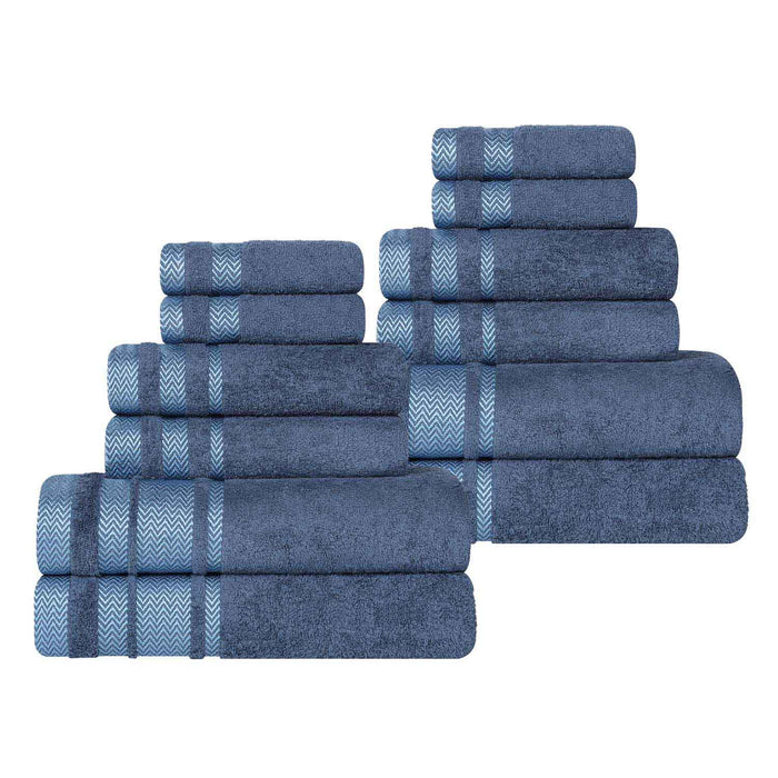 Hays Cotton Medium Weight 12 Piece Towel Set