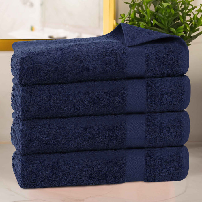 Franklin Cotton Eco Friendly 4 Piece Bath Towel Set