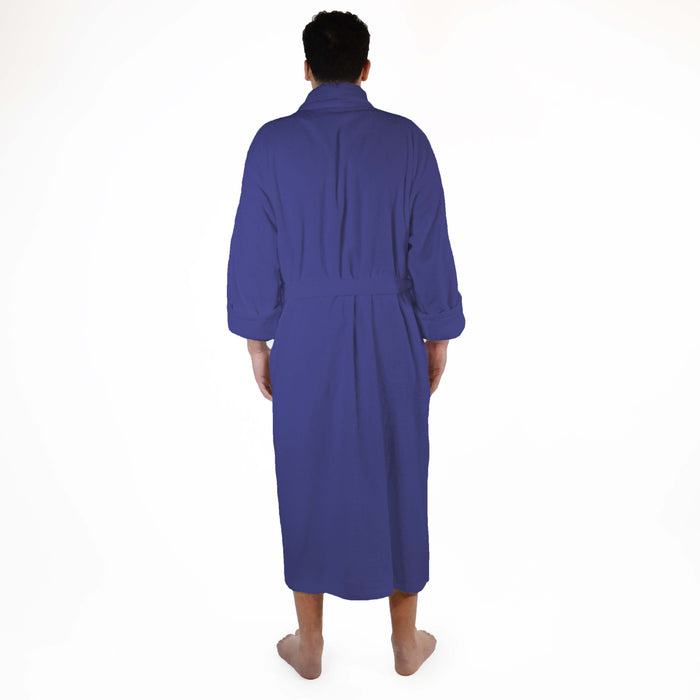 Classic Men's Bath Robe Turkish Cotton Bathrobe with Adjustable Belt