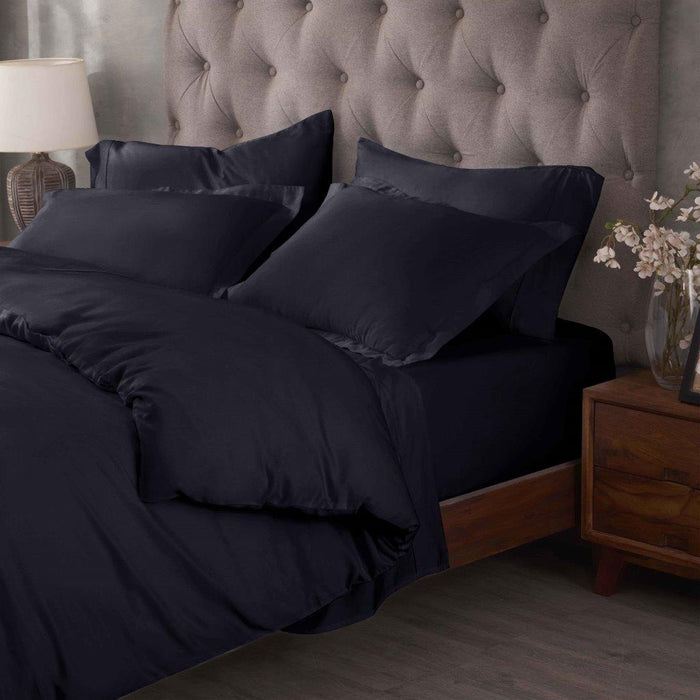 Egyptian Cotton 400 Thread Count Solid Duvet Cover Set