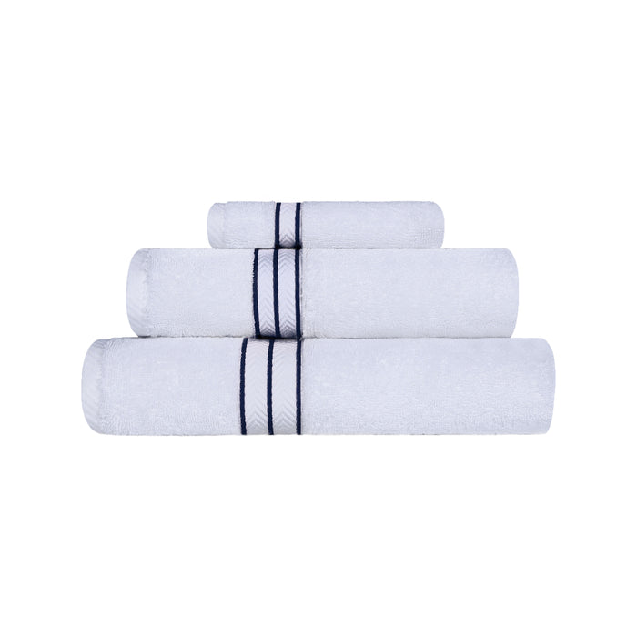Turkish Cotton Ultra-Plush Solid 3-Piece Highly Absorbent Towel Set
