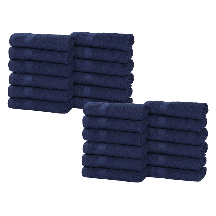 Franklin Cotton Eco Friendly 24 Piece Face Towel Set