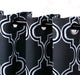 Bohemian Trellis Printed Blackout Grommet Curtain Panel Set - NavyBlue