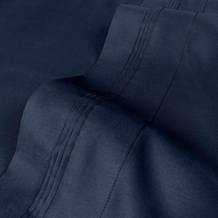Egyptian Cotton Eco-Friendly 700 Thread Count Sheet Set - Navy Blue