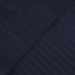 Egyptian Cotton 300 Thread Count 2 Piece Striped Pillowcase Set - Navy Blue
