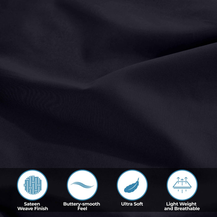 Egyptian Cotton 400 Thread Count Deep Pocket Sheet Set - NavyBlue