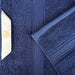 Egyptian Cotton Pile Plush Heavyweight Absorbent 9 Piece Towel Set - Navy Blue
