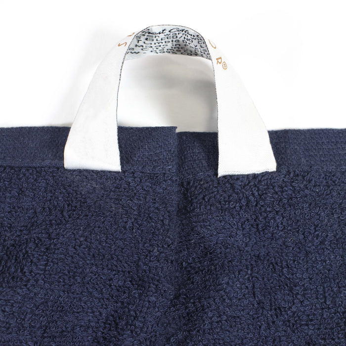 Franklin Cotton Eco Friendly 8 Piece Hand Towel Set - NavyBlue