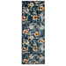 Fiore Modern Floral Abstract Indoor Area Rug - NavyBlue