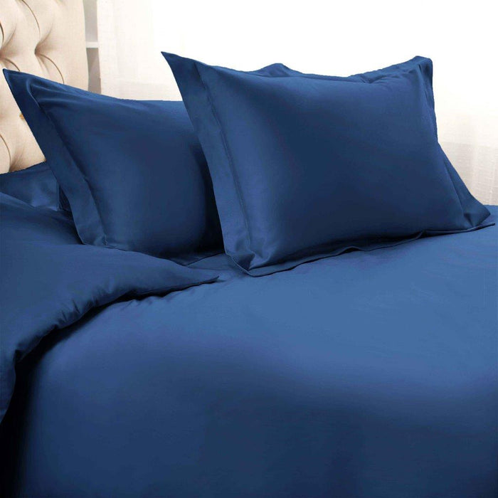 1200 Thread Count Egyptian Solid Cotton Duvet Cover Set