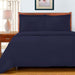 Egyptian Cotton 600 Thread Count Striped Duvet Cover Set - NavyBlue