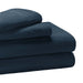 1000 Thread Count Egyptian Cotton Bed Sheet Set Olympic Queen - NavyBlue