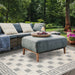 Geometric Greek Key Rug Indoor Outdoor Area Rugs - Cream