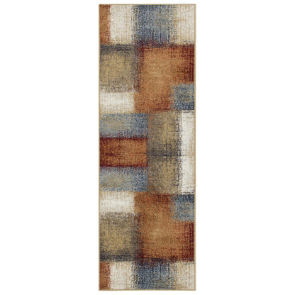 Nilaya Traditional Geometric Abstract Indoor Area Rugs or Runner Rug - Blue Nile Mills