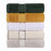 Niles Egypt Produced Giza Cotton Dobby Ultra-Plush 12 Piece Towel Set