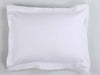 Luxurious 100% Cotton Oslo Sham by Cody Direct, 1 Pillow Sham - White