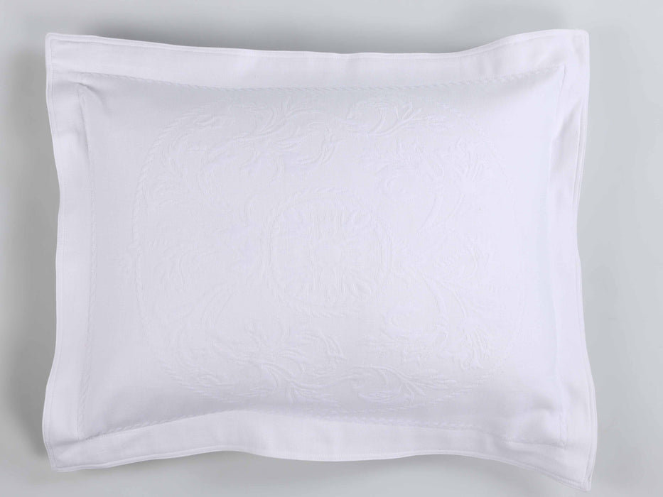 Luxurious 100% Cotton Oslo Sham by Cody Direct, 1 Pillow Sham - White