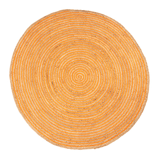 Braided Jute Reversible Handwoven Indoor Outdoor Area Rug - Orange