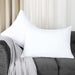Down Alternative Hypoallergenic Medium Weight Pillow Set of 2 - White