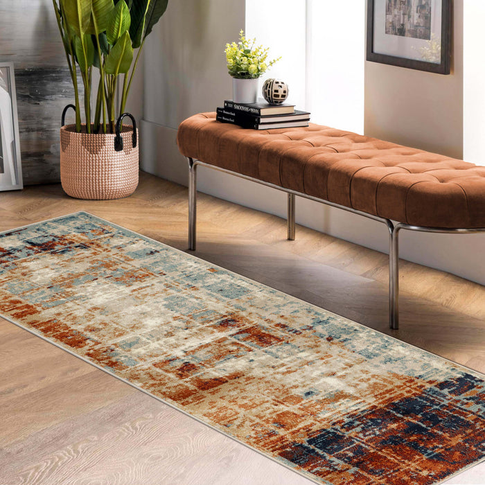 Palani Washed Abstract Indoor Area Rug or Runner