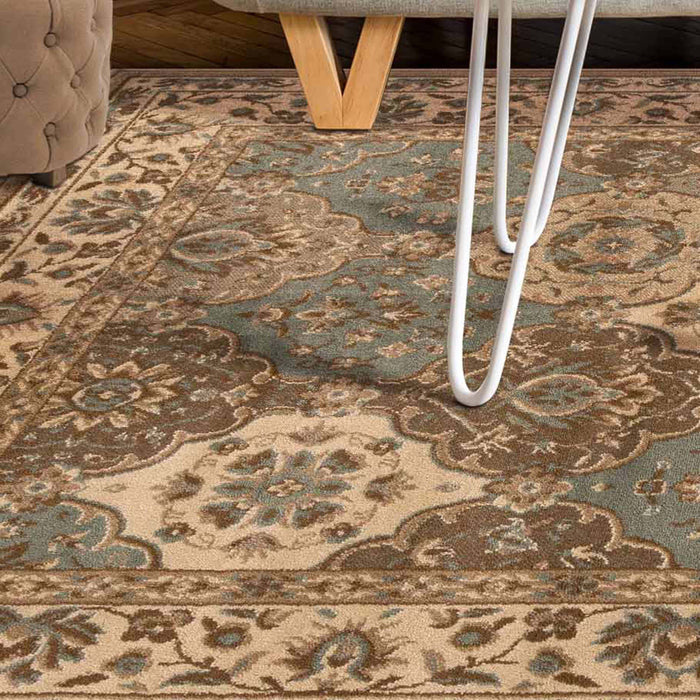 Palmyra Floral Medallion Traditional Indoor Area Rug Or Runner Rug