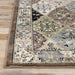 Paloma Contemporary Damask Floral Indoor Area Rug - Chocolate