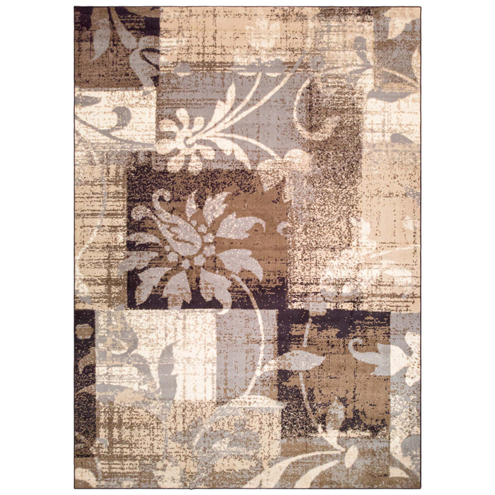 Pastiche Floral Patchwork Non-Slip Indoor Area Rug