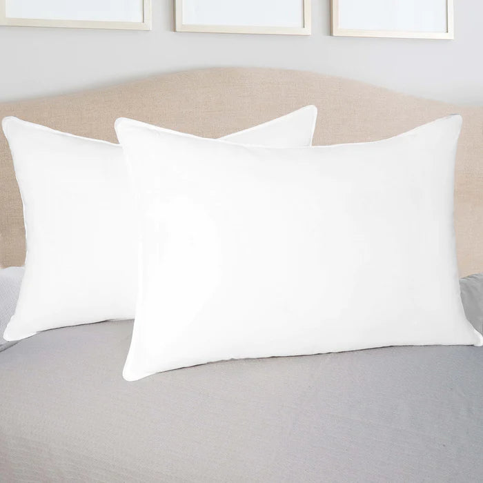 Down Alternative 2 Piece Pillow Set Standard and King Sizes