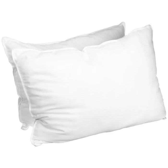 Down Alternative 2 Piece Pillow Set Standard and King Sizes