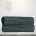 Cotton Ribbed Textured Super Absorbent 2 Piece Bath Sheet Towel Set - Pine