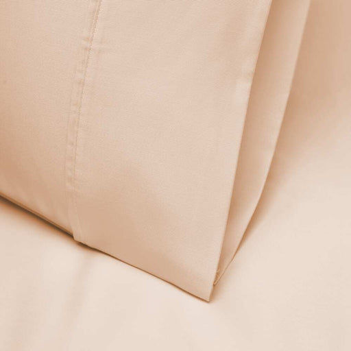 600 Thread Count Wrinkle Resistant Pillowcase Set - Pink