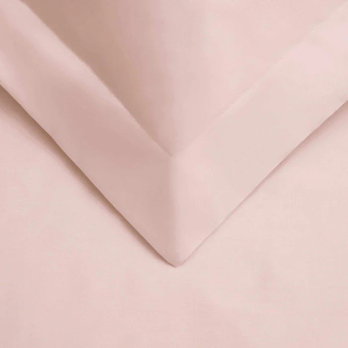 Egyptian Cotton 700 Thread Count Solid Duvet Cover and Pillow Sham Set -  Pink