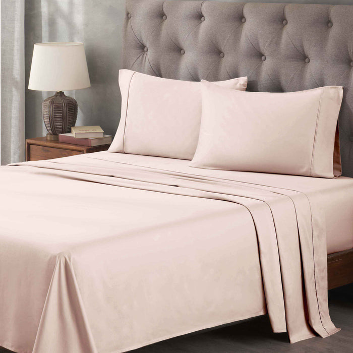 Egyptian Cotton 400 Thread Count Deep Pocket Sheet Set - Pink