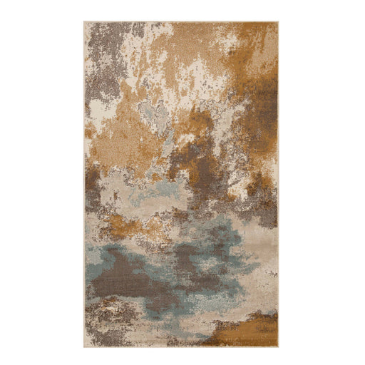 Pixie Modern Color Abstract Indoor Area Rug - Camel