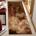 Pixie Modern Color Abstract Indoor Area Rug - Maroon