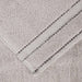 Niles Egypt Produced Giza Cotton Dobby Ultra-Plush 12 Piece Towel Set - Platinum
