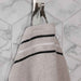 Sadie Zero Twist Cotton Solid Jacquard Floral Motif 9 Piece Towel Set - Platinum
