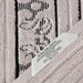 Sadie Zero Twist Cotton Solid Jacquard Floral 8 Piece Towel Set - Platinum