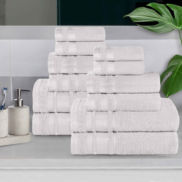 Hays Cotton Medium Weight 12 Piece Towel Set