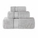 Niles Egypt Produced Giza Cotton Dobby Ultra-Plush 3 Piece Towel Set - Platinum