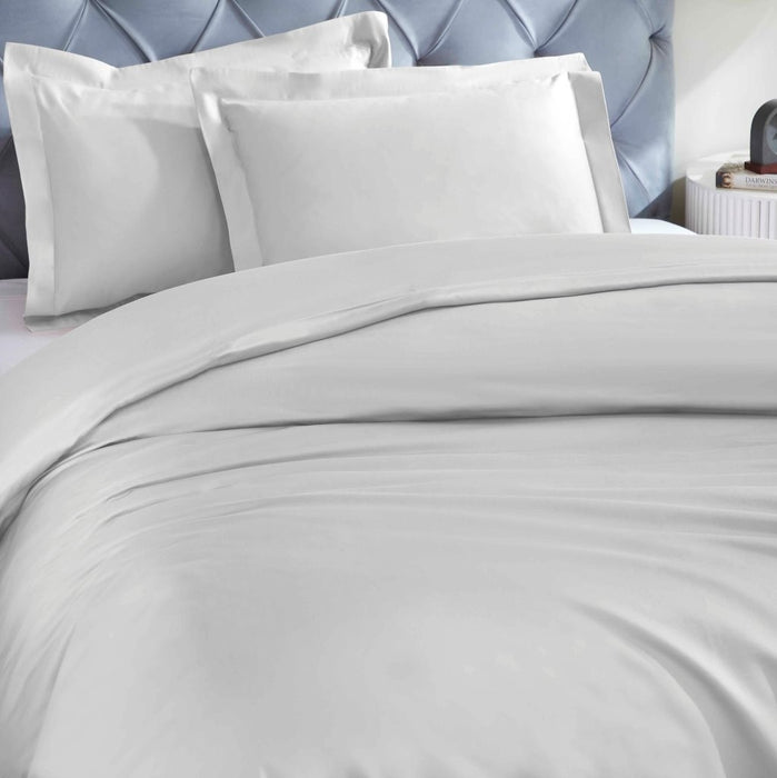 1200 Thread Count Egyptian Solid Cotton Duvet Cover Set