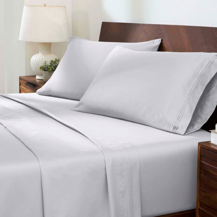 1000 Thread Count Egyptian Cotton Bed Sheet Set Olympic Queen