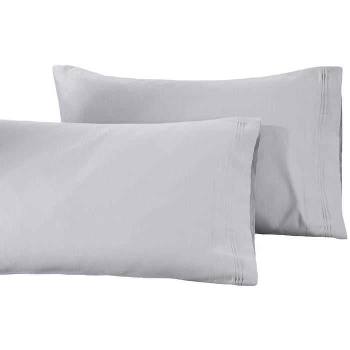 1500 Thread Count Egyptian Cotton Solid  2 Piece Pillowcase Set