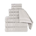 Hays Cotton Medium Weight 9 Piece Bathroom Towel Set - Platinum