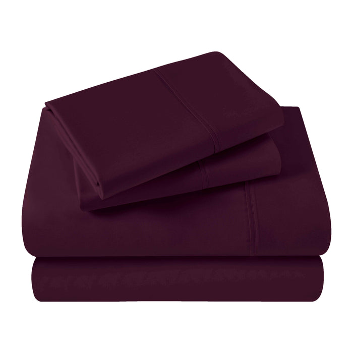 Egyptian Cotton 400 Thread Count Solid Deep Pocket Sheet Set