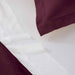 Egyptian Cotton 400 Thread Count Solid Duvet Cover Set - Plum