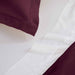 Egyptian Cotton 300 Thread Count Solid Duvet Cover Set - Plum