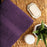 Egyptian Cotton Pile Plush Heavyweight Absorbent Bath Sheet Set of 2 - Plum