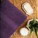 Egyptian Cotton Pile Plush Heavyweight Absorbent 8 Piece Towel Set - Plum